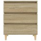 vidaXL Συρταριέρα Sonoma Δρυς 60x35x70 εκ. Επεξεργασμένο Ξύλο