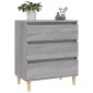 vidaXL Ντουλάπι Γκρι Sonoma 60x35x70 εκ. από Επεξεργασμένο Ξύλο