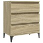 vidaXL Συρταριέρα Sonoma Δρυς 60x35x70 εκ. Επεξεργασμένο Ξύλο