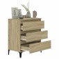 vidaXL Συρταριέρα Sonoma Δρυς 60x35x70 εκ. Επεξεργασμένο Ξύλο