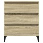 vidaXL Συρταριέρα Sonoma Δρυς 60x35x70 εκ. Επεξεργασμένο Ξύλο
