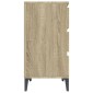 vidaXL Συρταριέρα Sonoma Δρυς 60x35x70 εκ. Επεξεργασμένο Ξύλο