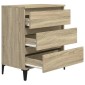 vidaXL Συρταριέρα Sonoma Δρυς 60x35x70 εκ. Επεξεργασμένο Ξύλο