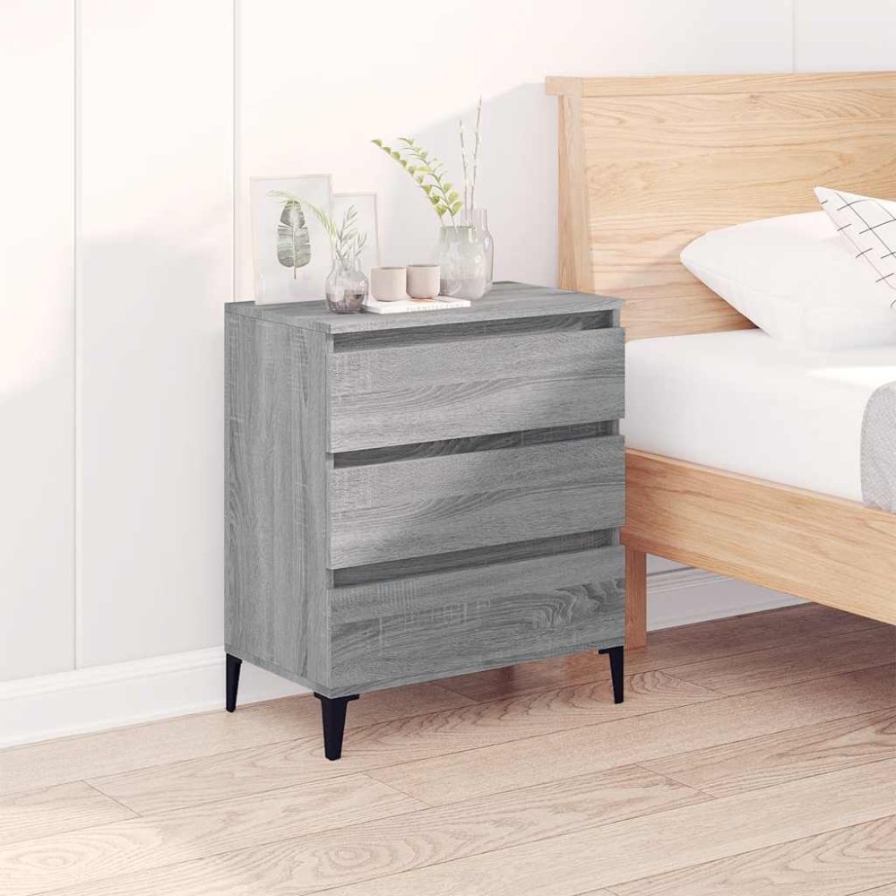 vidaXL Ντουλάπι Γκρι Sonoma 60x35x70 εκ. από Επεξεργασμένο Ξύλο