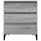 vidaXL Ντουλάπι Γκρι Sonoma 60x35x70 εκ. από Επεξεργασμένο Ξύλο