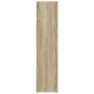 vidaXL Βιβλιοθήκη/Διαχωριστικό Χώρου Sonoma Δρυς 105 x 24 x 102 εκ.