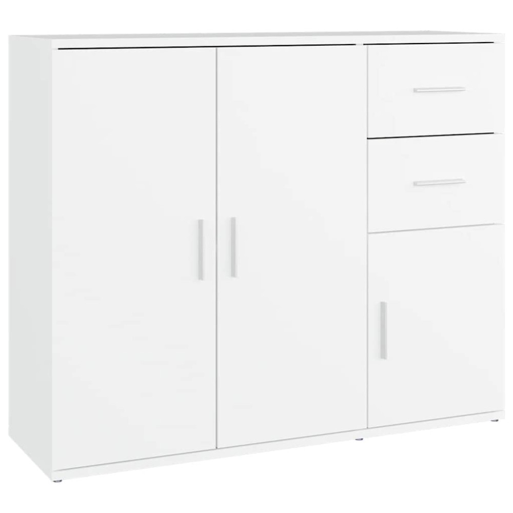 vidaXL Ντουλάπι Λευκό 91 x 29,5 x 75 εκ. από Επεξεργασμένο Ξύλο