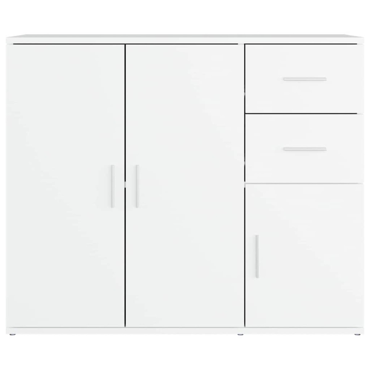 vidaXL Ντουλάπι Λευκό 91 x 29,5 x 75 εκ. από Επεξεργασμένο Ξύλο