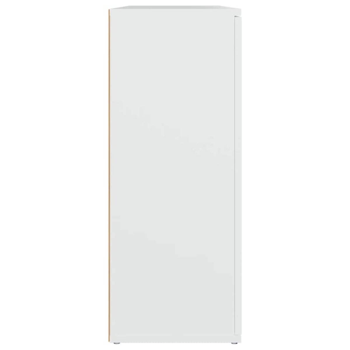 vidaXL Ντουλάπι Λευκό 91 x 29,5 x 75 εκ. από Επεξεργασμένο Ξύλο
