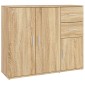 vidaXL Συρταριέρα Sonoma Δρυς 91x29,5x75 εκ. Επεξεργασμένο Ξύλο