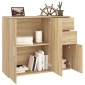 vidaXL Συρταριέρα Sonoma Δρυς 91x29,5x75 εκ. Επεξεργασμένο Ξύλο