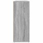 vidaXL Ντουλάπι Γκρι Sonoma 91x29,5x75 εκ. από Επεξεργασμένο Ξύλο