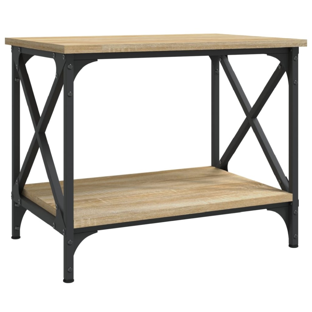 vidaXL Βοηθητικό Τραπέζι Sonoma Δρυς 55x38x45 εκ. Επεξεργασμένο Ξύλο