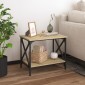 vidaXL Βοηθητικό Τραπέζι Sonoma Δρυς 55x38x45 εκ. Επεξεργασμένο Ξύλο