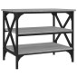 vidaXL Βοηθητικό Τραπέζι Γκρι Sonoma 55x38x45 εκ. Επεξεργασμένο Ξύλο