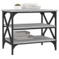 vidaXL Βοηθητικό Τραπέζι Γκρι Sonoma 55x38x45 εκ. Επεξεργασμένο Ξύλο