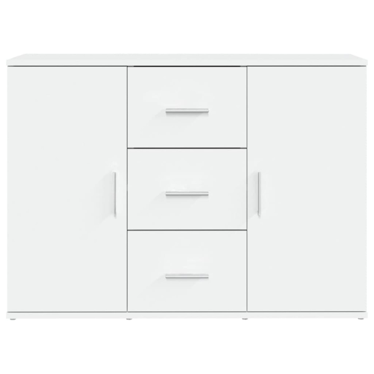 vidaXL Ντουλάπι Λευκό 91 x 29,5 x 65 εκ. από Επεξεργασμένο Ξύλο