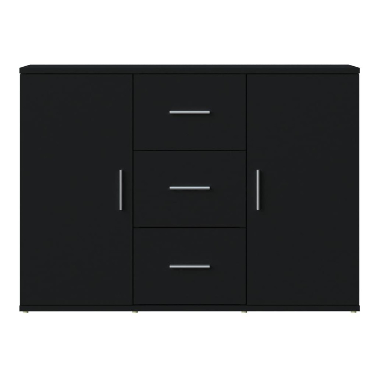 vidaXL Ντουλάπι Μαύρο 91 x 29,5 x 65 εκ. από Επεξεργασμένο Ξύλο