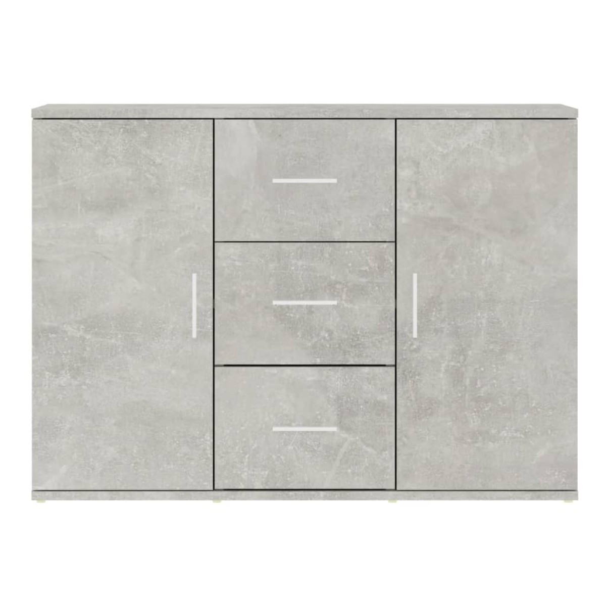 vidaXL Ντουλάπι Γκρι Σκυροδέματος 91x29,5x65 εκ. Επεξεργασμένο Ξύλο