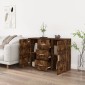 vidaXL Ντουλάπι Καπνιστή Δρυς 91x29,5x65 εκ. από Επεξεργασμένο Ξύλο