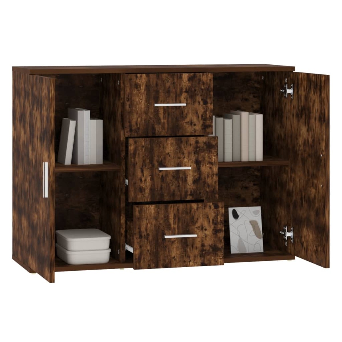 vidaXL Ντουλάπι Καπνιστή Δρυς 91x29,5x65 εκ. από Επεξεργασμένο Ξύλο