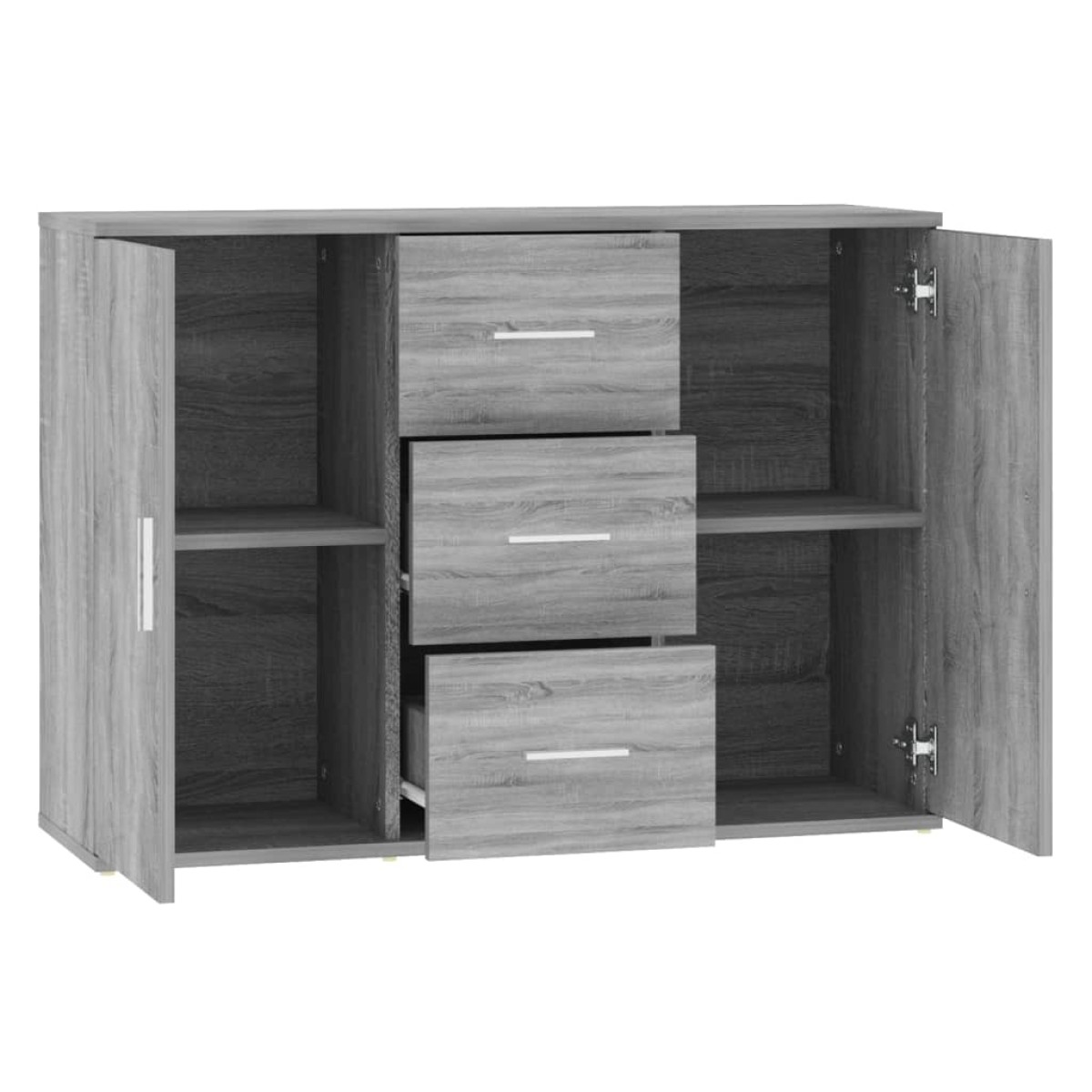 vidaXL Ντουλάπι Γκρι Sonoma 91 x 29,5 x 65 εκ. από Επεξεργασμένο Ξύλο