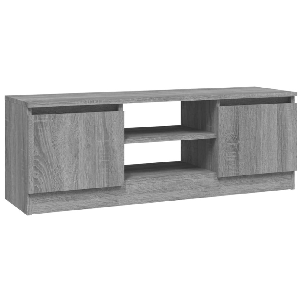 vidaXL Έπιπλο Τηλεόρασης με Πόρτα Γκρι Sonoma 102 x 30 x 36 εκ.