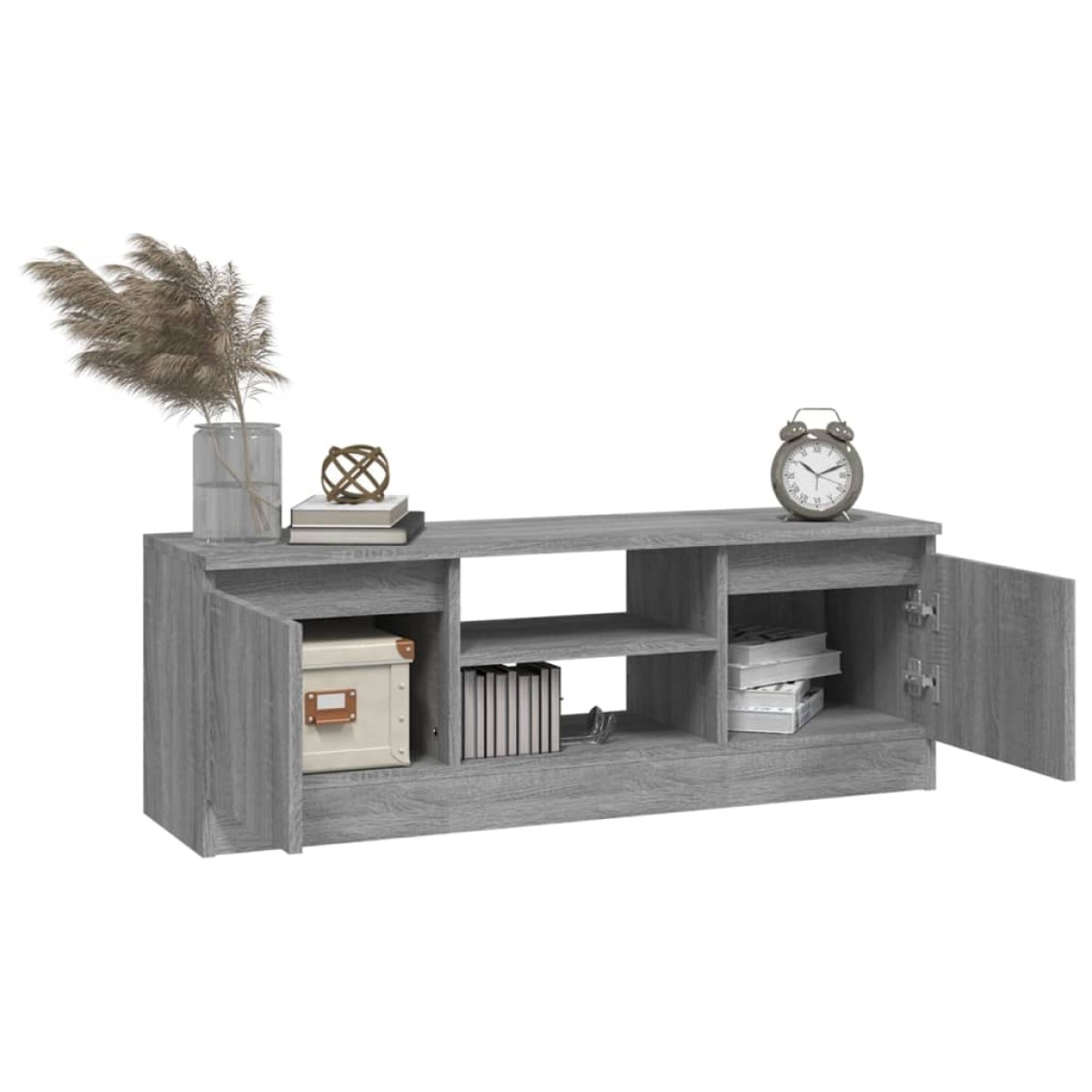 vidaXL Έπιπλο Τηλεόρασης με Πόρτα Γκρι Sonoma 102 x 30 x 36 εκ.