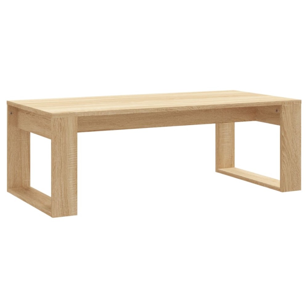 vidaXL Τραπεζάκι Σαλονιού Sonoma Δρυς 102 x 50 x 35 εκ. Επεξεργ. Ξύλο