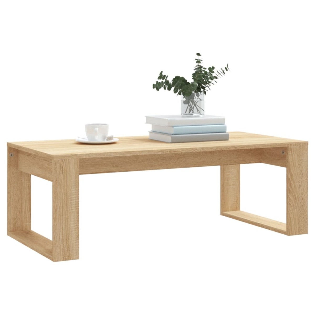 vidaXL Τραπεζάκι Σαλονιού Sonoma Δρυς 102 x 50 x 35 εκ. Επεξεργ. Ξύλο