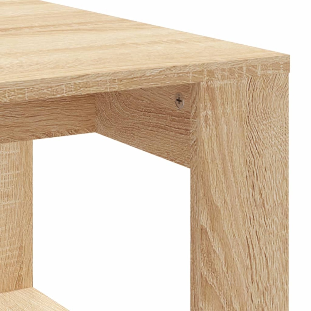 vidaXL Τραπεζάκι Σαλονιού Sonoma Δρυς 102 x 50 x 35 εκ. Επεξεργ. Ξύλο