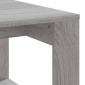 vidaXL Τραπεζάκι Σαλονιού Γκρι Sonoma 102 x 50 x 35 εκ. Επεξεργ. Ξύλο