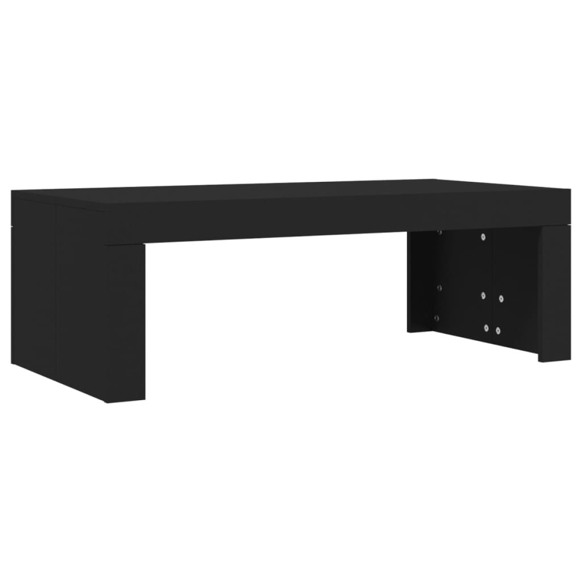 vidaXL Τραπεζάκι Σαλονιού Μαύρο 102 x 50 x 36 εκ. Επεξεργασμένο Ξύλο