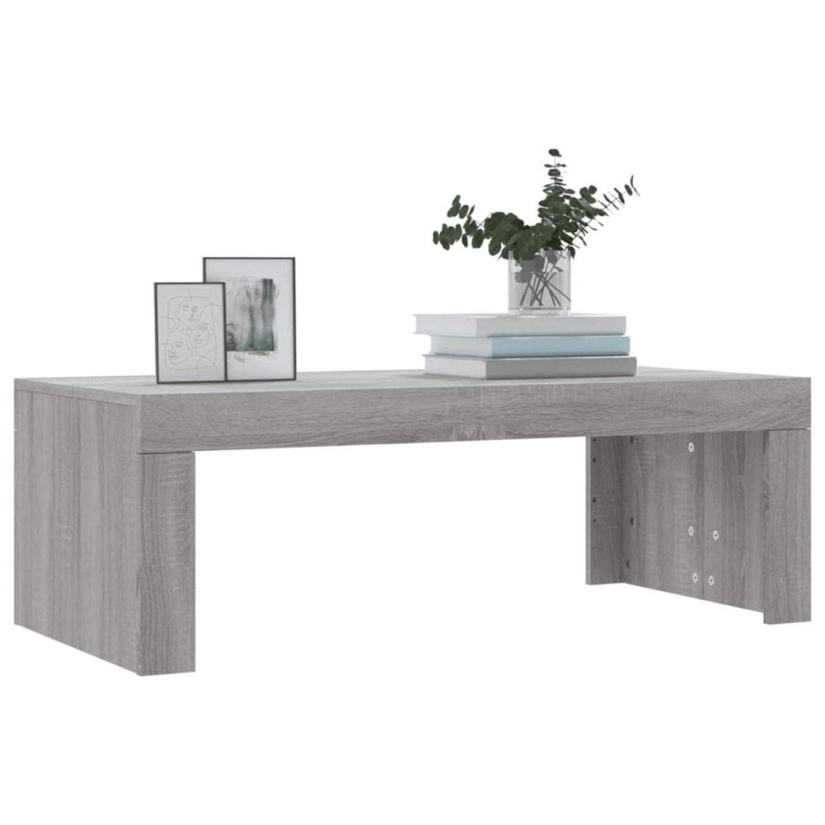 vidaXL Τραπεζάκι Σαλονιού Γκρι Sonoma 102x50x36 εκ. Επεξεργασμένο Ξύλο