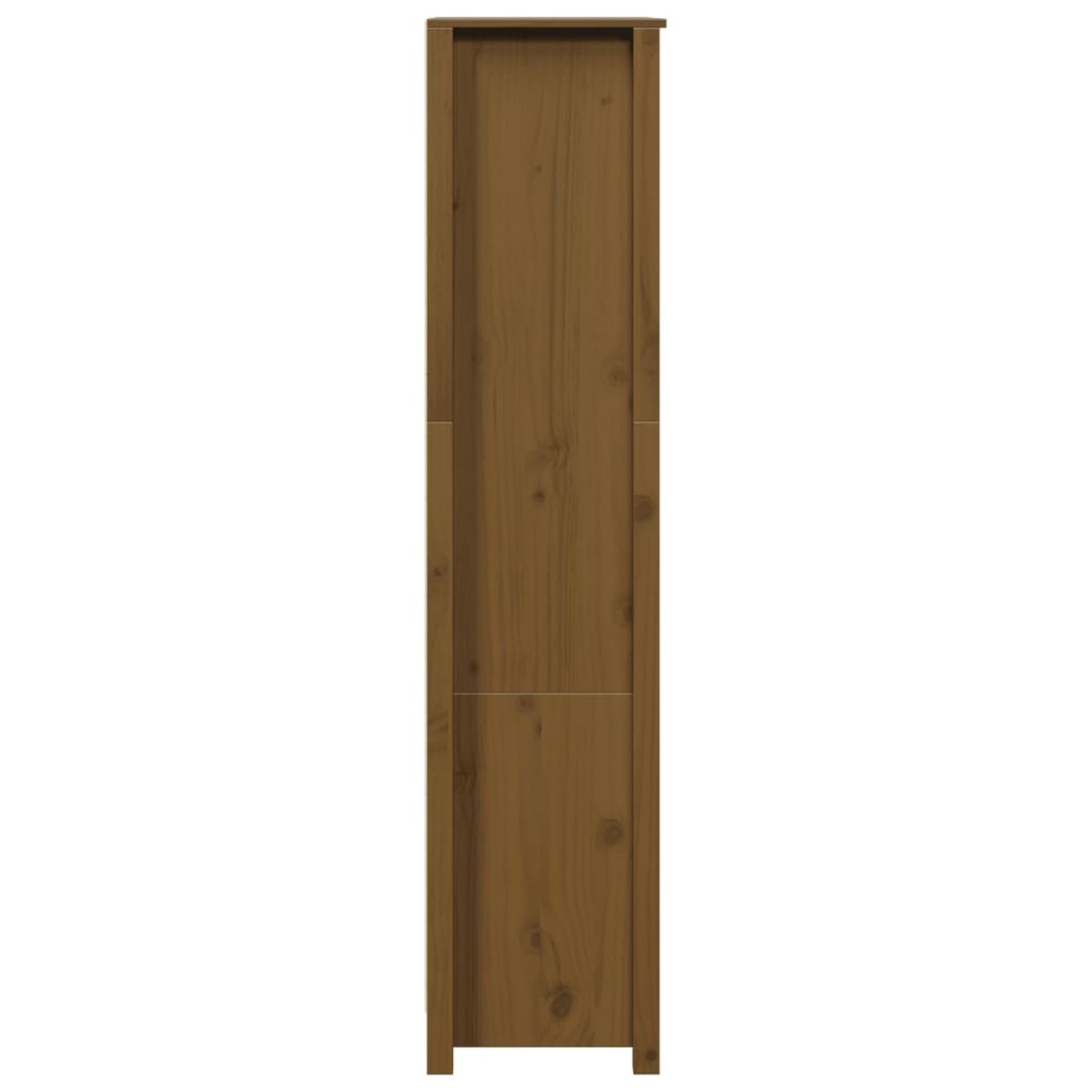 vidaXL Ντουλάπι Ψηλό Καφέ Μέλι 80x35x154 εκ. από Μασίφ Ξύλο Πεύκου