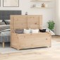 vidaXL Κουτί Αποθήκευσης 110 x 50 x 45,5 εκ από Μασίφ Ξύλο Πεύκου