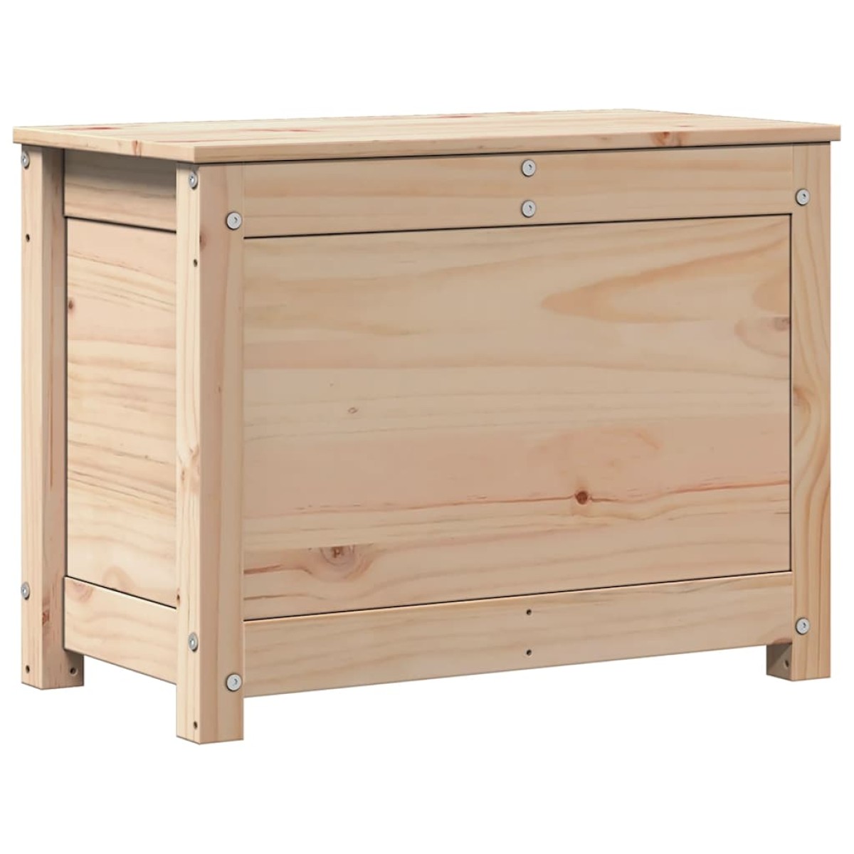 vidaXL Κουτί Αποθήκευσης 60x32x45,5 εκ από Μασίφ Ξύλο Πεύκου
