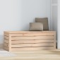 vidaXL Κουτί Αποθήκευσης 89x36,5x33 εκ από Μασίφ Ξύλο Πεύκου