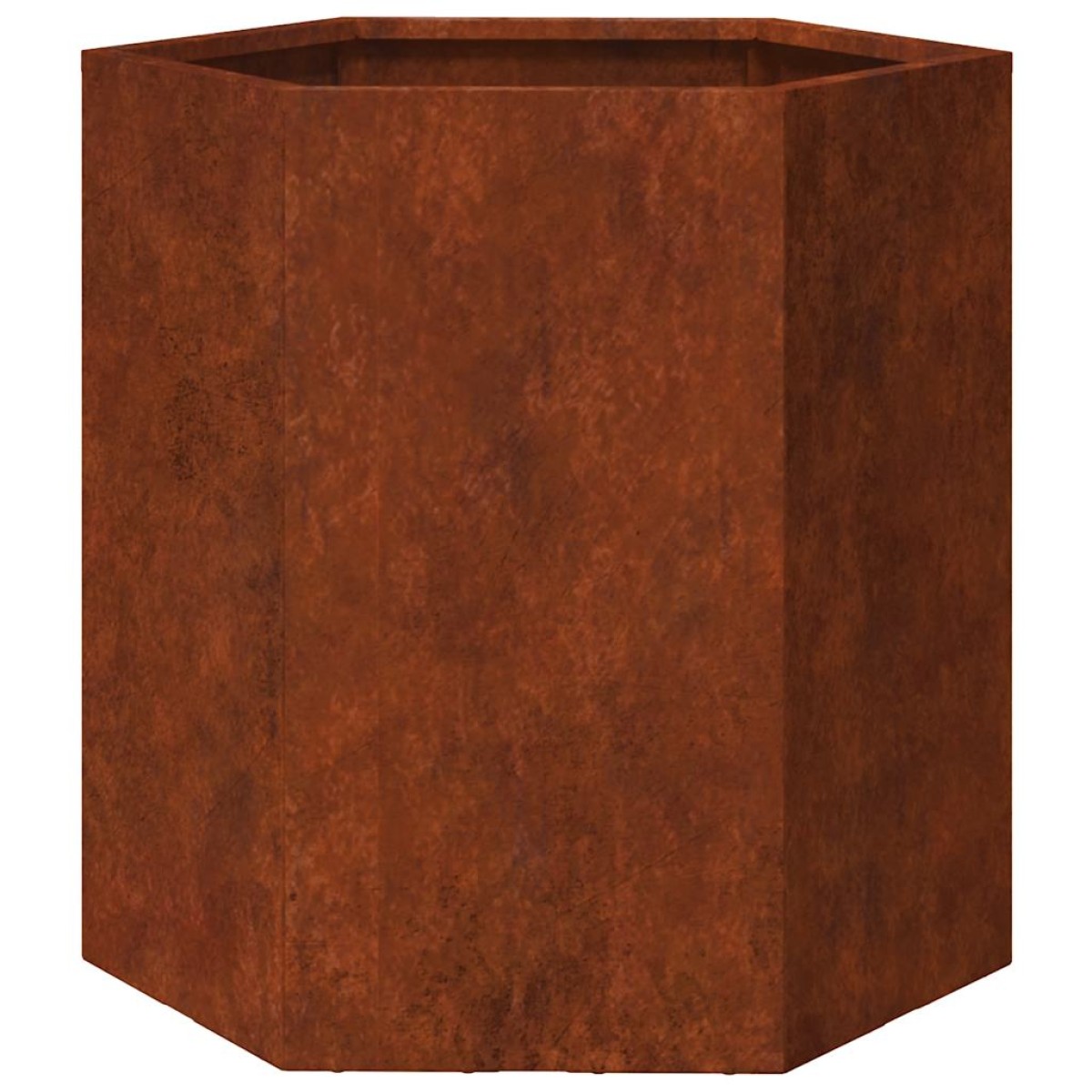 vidaXL Ζαρντινιέρα Σκουρ. 40 x 40 x 45 εκ. Ατσάλι Σκληρυθέν στον Αέρα