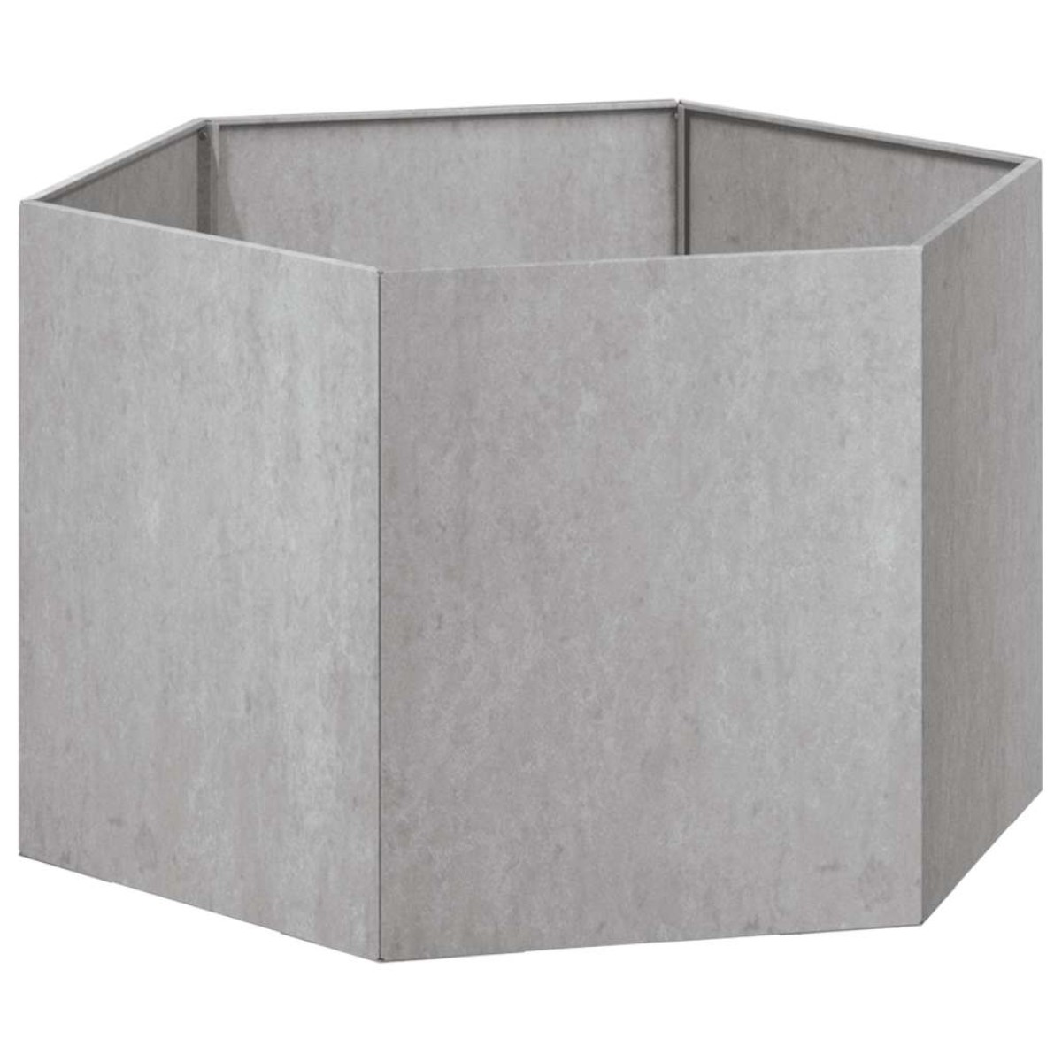 vidaXL Ζαρντινιέρα Σκουρ. 60 x 60 x 45 εκ. Ατσάλι Σκληρυθέν στον Αέρα