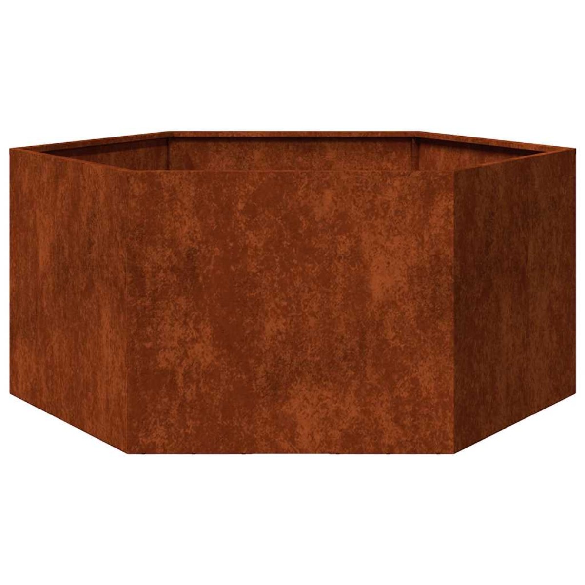 vidaXL Ζαρντινιέρα Σκουρ. 90 x 90 x 45 εκ. Ατσάλι Σκληρυθέν στον Αέρα