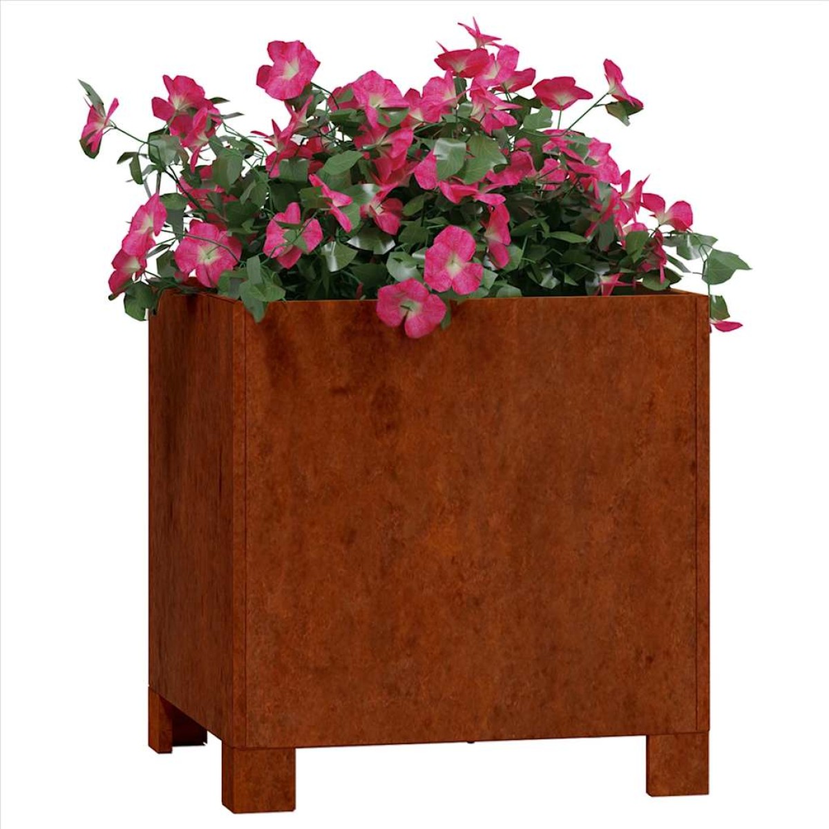 vidaXL Ζαρντινιέρα με Πόδια Σκουριασμ. 32x30x33 εκ. Ατσάλι από Κορτέν