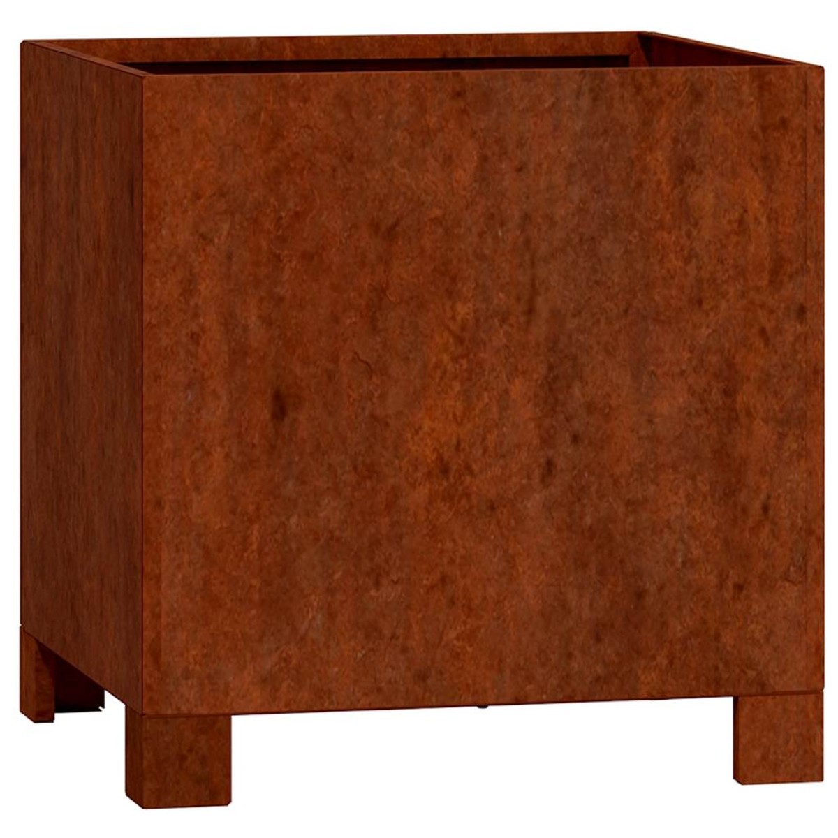 vidaXL Ζαρντινιέρα με Πόδια Σκουριασμ. 32x30x33 εκ. Ατσάλι από Κορτέν