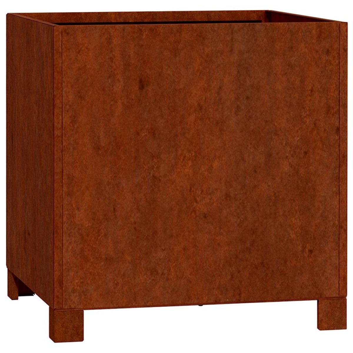 vidaXL Ζαρντινιέρα με Πόδια Σκουριασμ. 42x30x43 εκ. Ατσάλι από Κορτέν