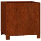 vidaXL Ζαρντινιέρα με Πόδια Σκουριασμ. 42x30x43 εκ. Ατσάλι από Κορτέν