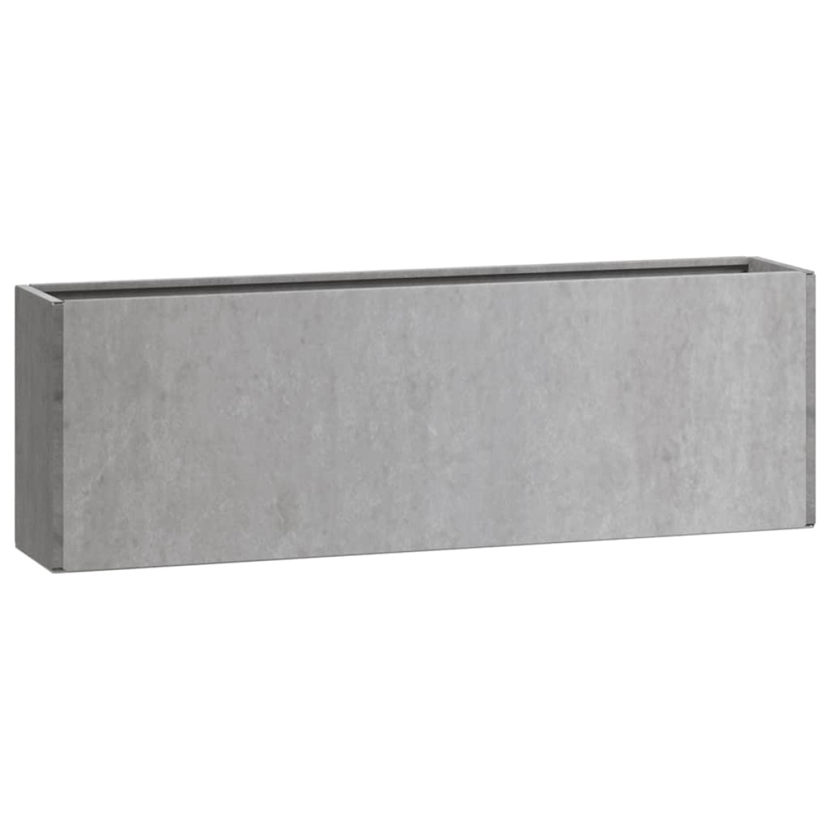 vidaXL Γλάστρες Τοίχου 2τεμ Σκουρ. 53x10x17εκ. Ατσάλι Σκληρ. στον Αέρα
