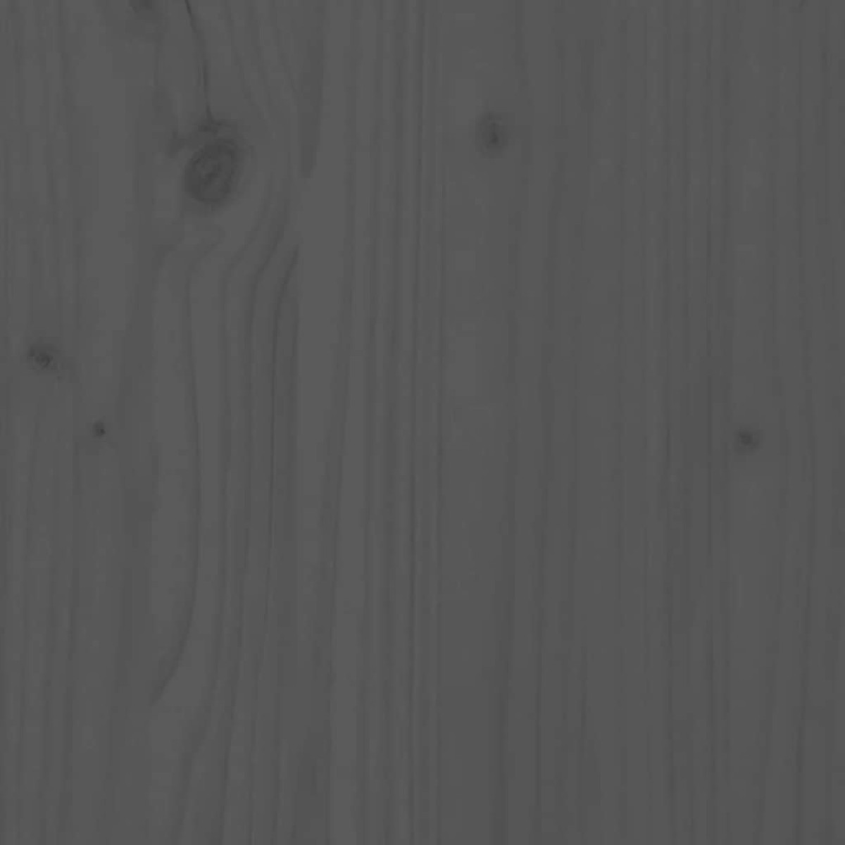 vidaXL Ζαρντινιέρα με Ράφι Γκρι 111,5x111,5x81 εκ. Μασίφ Ξύλο Πεύκου