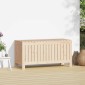 vidaXL Μπαούλο Αποθήκευσης Κήπου 76x42,5x54 εκ. Μασίφ Ξύλο Πεύκου