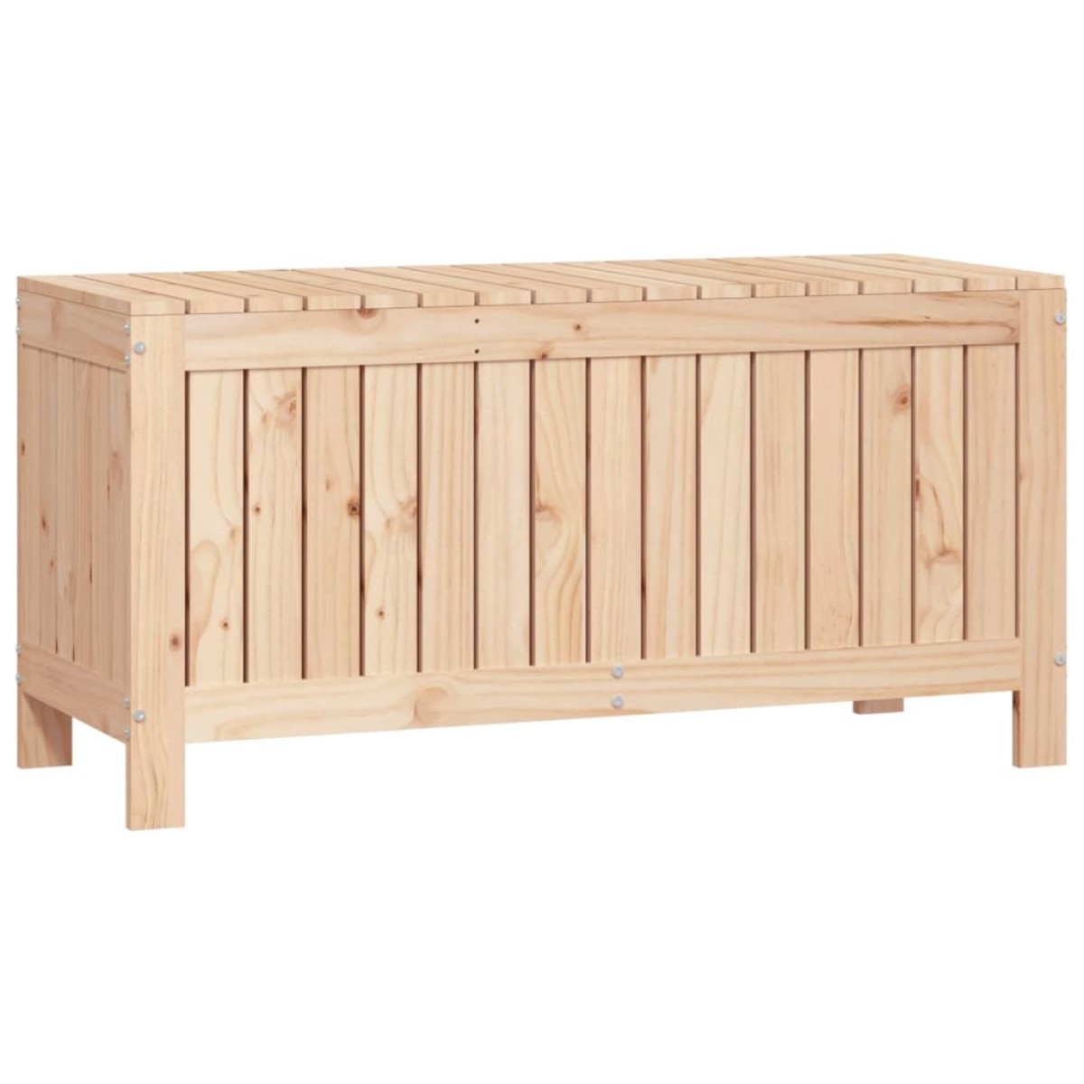 vidaXL Μπαούλο Αποθήκευσης Κήπου 76x42,5x54 εκ. Μασίφ Ξύλο Πεύκου