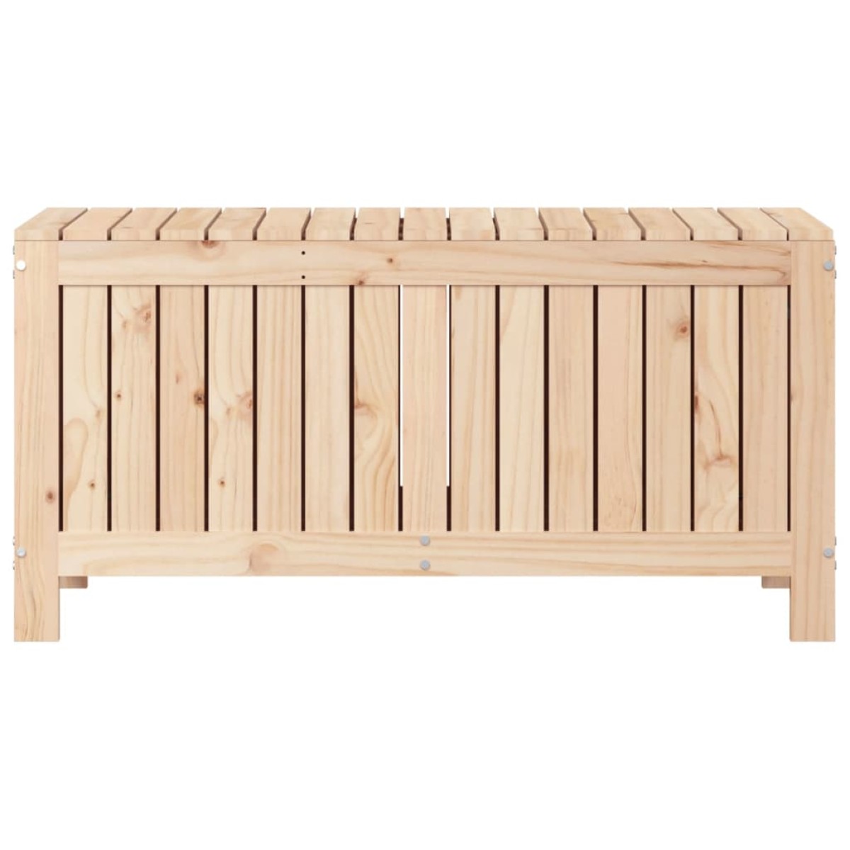 vidaXL Μπαούλο Αποθήκευσης Κήπου 76x42,5x54 εκ. Μασίφ Ξύλο Πεύκου
